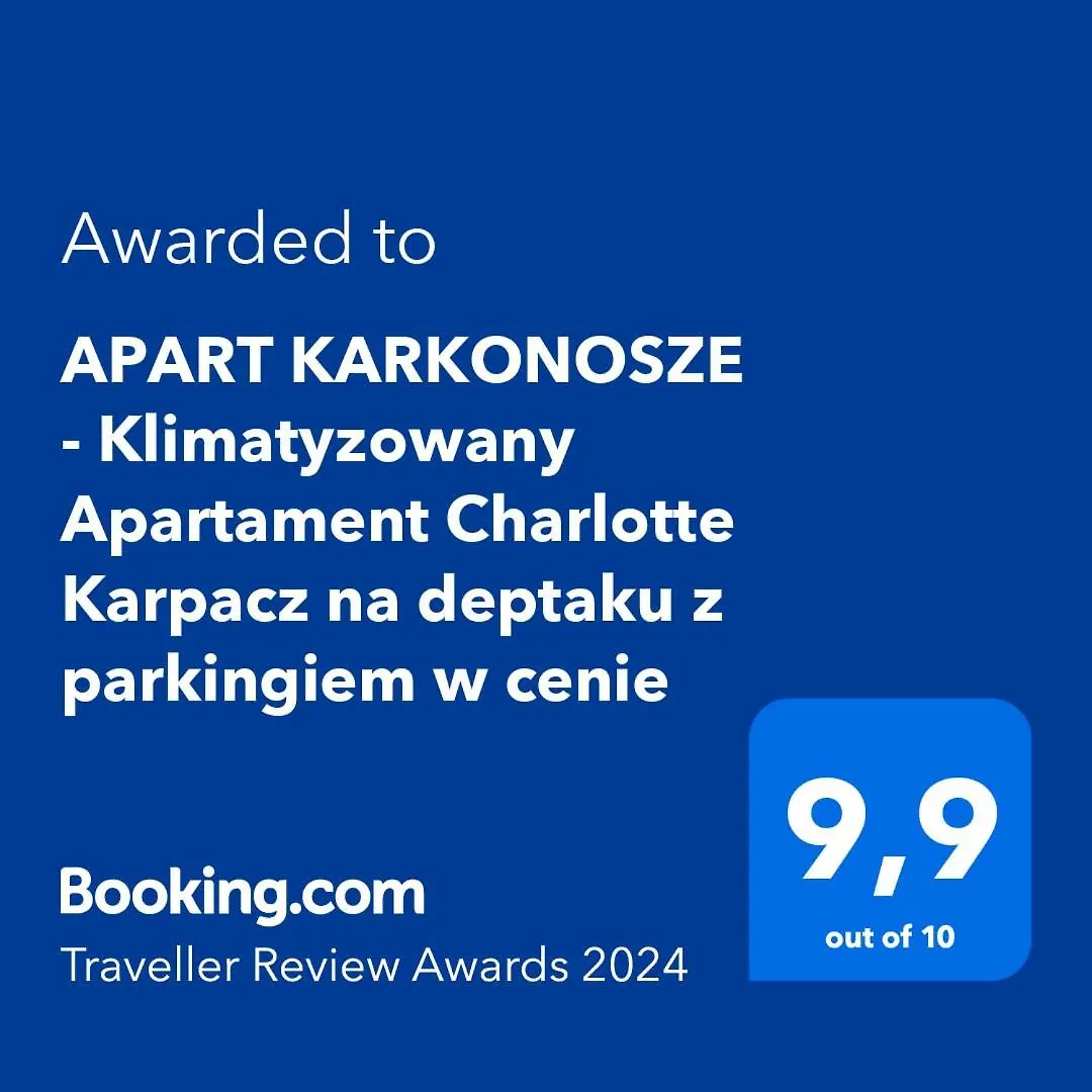 Apart Karkonosze - Klimatyzowany Apartament Charlotte Karpacz Na Deptaku Z Parkingiem W Cenie